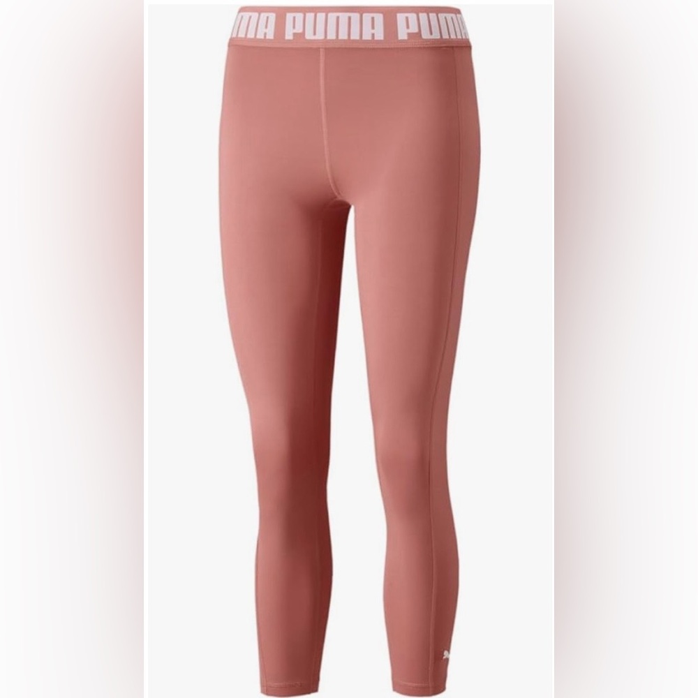 PUMA Train Strong High Waisted Leggings Pink DryCell Athletic Workout Pants Sz L - Picture 4 of 14